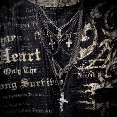 00s archive cross necklace gunda handmad - メルカリ