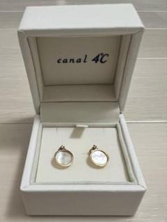 名入れ】Canal 4℃オリジナルベア&ハートシェイプピアスセット