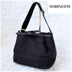 未使用級 MARINEDAY 66ナイロン 2WAYバッグ ワンショルダー 黒 未使用級 MARINEDAY 66ナイロン 2WAYバッグ ワンショルダー 黒