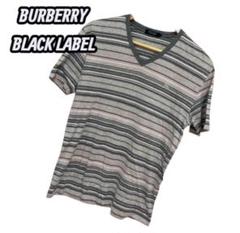BURBERRY BLACK LABEL ボンダーTシャツ　ホースロゴ　L