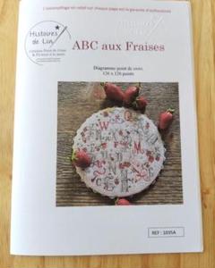 クロスステッチ図案　ABC aux Fraises