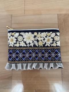 刺繍デザインポーチ 3点セット