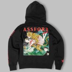 新品★M★ASSFORT★FUUDOBRAIN★丸尾末広 コラボ★パーカー★黒