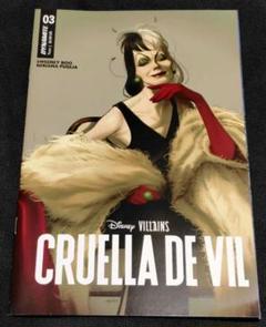 ディズニーコミック　アメコミ　ヴィランズ　クルエラ　洋書　comic ロルカナ