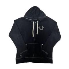 ‼️値下げ中‼️True Religion パーカー XL 黒 トレーナー XL以上 TRUE RELIGION(トゥルーレリジョン) パーカー・フーディ