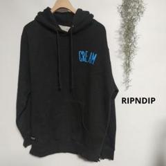 RIPNDIP パーカー　ダークグレー　リップンディップ　LARGEのサムネイル