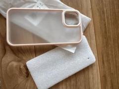 クリアピンク iPhoneケース、フィルム　12pro用