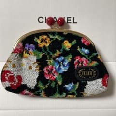 フェイラー キティ コラボ がま口 ポーチ シュニール | www.jarussi.com.br