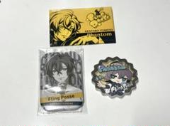 ヒプマイ　夢野幻太郎　アクリルブロック、缶バッジ3点、極楽湯アクスタ ヒプノシスマイク 夢野幻太郎 Extra Wardrobe04 トレーディング