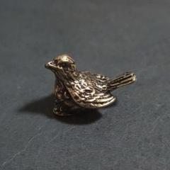 真鍮 雀 スズメ オブジェ 置物