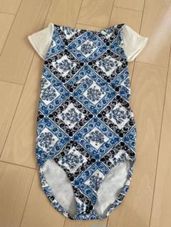 【美品】stina キッズレオタード　110-120センチ stina / type H half sleeve / luminous white / kids / girl