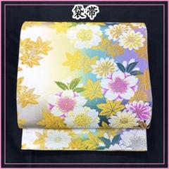【ファッション通販】の商品をすべて 504y14☆袋帯 結婚式 成人式 FREE☆IMPACT☆美品 楓 桜 金糸 着物・浴衣