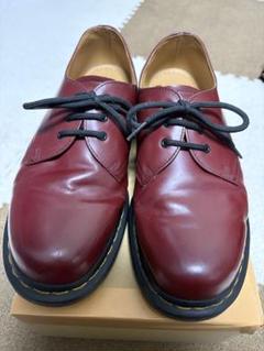 【美品】Dr.Martens 3ホール UK4(23cm) チェリーレッド ドクターマーチン Dr.Martens 1461Z 3EYE SHOE 3ホール 正規取扱