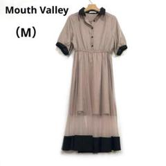【マウスバレー】Mouth Valley 半袖ロングワンピース　Mサイズ
