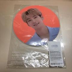 【ウジ】seventeen 24 carat land picket うちわ □SEVENTEEN□『CARAT LAND』うちわ：ウジ セブチ アイドル