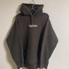 シュプリーム ボックスロゴ パーカー カナダ初期 激レア