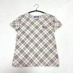美品✨バーバリーブルーレーベル ホースロゴ ノバチェック T