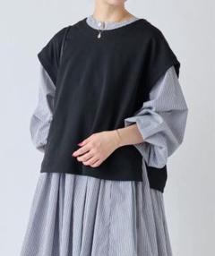 新品タグ付き　ビアズリー　麻ベスト　ジレ 2025年最新】ビアズリー beardsley ジレの人気アイテム - メルカリ