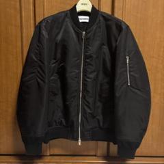 【美品】ATTACHMENT OVERSIZED MA-1 ブラック 1