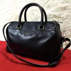 SAINT LAURENT ベイビーダッフル ハンドバッグ 2WAY ネイビー