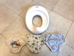 BABYBJÖRNベビービョルン 補助便座 ホワイト/ブルー　トレパンセット