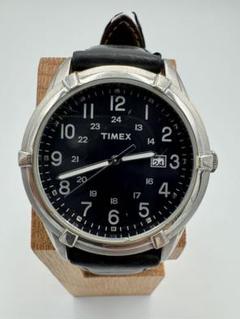 TIMEX イーストンアベニュー　レザーベルト　ブラック　タイメックス A97