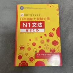 未使用　45日間で完全マスター　N1文法総まとめ 日本語能力試験対策 N1
