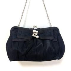 【レッセパッセ(LAISSE PASSE)】サテンパーティバッグ レッセパッセ(LAISSE PASSE)】サテンパーティバッグ
