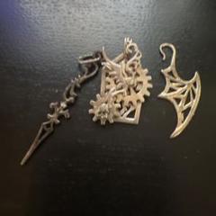 ゴシック　シルバーアクセサリー　ペンダントトップ　ピアス