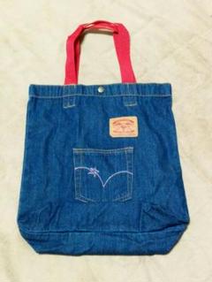 トートバッグ エコバッグ デニム - メルカリ