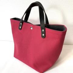 ハンドメイド　トートバッグ【富士金梅帆布8号】 大人可愛い‼️