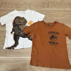 130cm6〜8歳用ジュラシック・ワールド Tシャツ 2枚セット