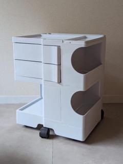 ボビーワゴン　boby Trolley White リプロダクト　2段2トレイ
