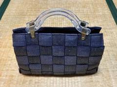 【美品】Made in Italy イタリア製 編み込み ハンドバッグ