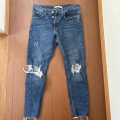 ZARA ダメージ加工 スキニーデニム