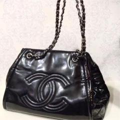 デカココ エナメル チェーンショルダーバッグ *極美品* CHANEL 正規品