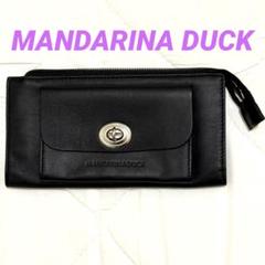 激安！極美品！MANDARINA DUCK 長財布ブラックのサムネイル