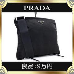 【真贋鑑定済・送料無料】プラダのショルダーバッグ・正規品・良品・サコッシュ