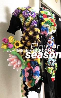 極美品　ヴィンテージ　コムデギャルソン アクリル　半袖　ニット　ブラウン 楽天市場】des garcon コムデギャルソン Tシャツ（ニット
