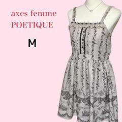 axes femme POETIQUE ミニワンピース 音楽 楽譜 楽器 レース