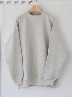 24aw COMOLI 吊裏毛 クルーネック　スウェット　ブラック　サイズ2 コットン裏毛クルーネック – COVERCHORD