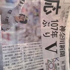 神奈川新聞　慶応　甲子園優勝　記念号外のサムネイル