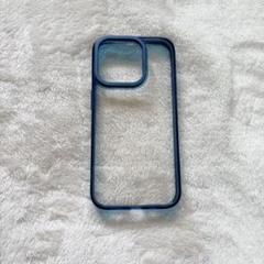 ⭐︎iPhone 15 Pro 用 ケース 強化ガラス ブルー