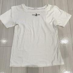 ATSUKI ONISHI テディベア刺繍 Tシャツ ホワイト アツキオオニシ