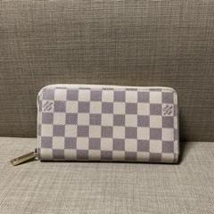 値下げ LOUIS VUITTON ダミエアズール ラウンドファスナー 長財布