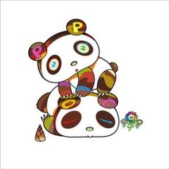 パンダちゃん。ホヨヨ、スヤスヤ。村上隆 版画