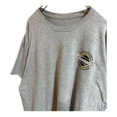 ヴィンテージ　Tシャツ 胸元ロゴ　グレー　XL メンズ　古着