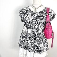 ヒステリックグラマー★総柄シフォンチュニック HYSTERIC GLAMOUR - ヒステリックグラマー HYSTERIC GLAMOUR