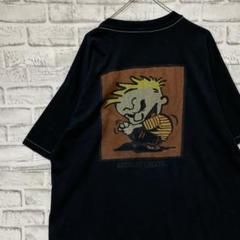 USA製90sヴィンテージTシャツ！シングルステッチ　ブラック半袖古着XL 9