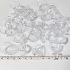 30個 パフェグラス 丸 ミニチュア ドールハウス ハンドメイド 食器